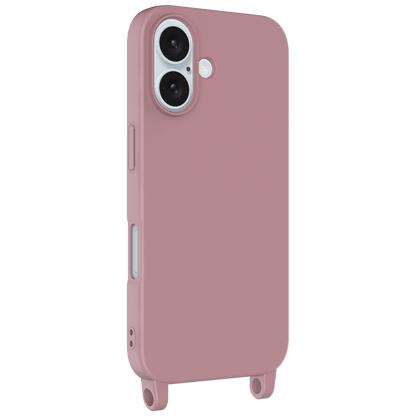 AMPD Real Feel TPU Crossbody Strap Case for Apple iPhone 16-- by AMPD