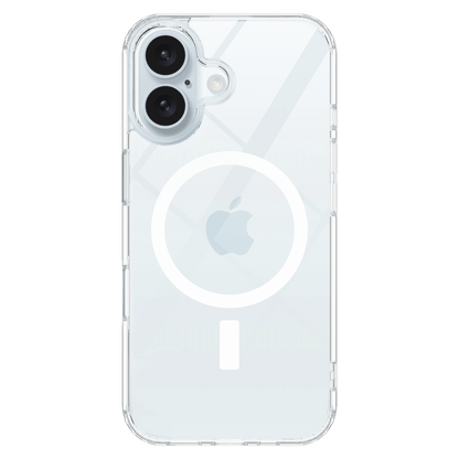 AMPD TPU / Acrylic Crystal Clear MagSafe Case for Apple iPhone 16-Clear by AMPD