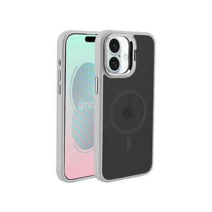AMPD Acrylic Smoke CamKick MagSafe Case for Apple iPhone 16 Plus-- by AMPD