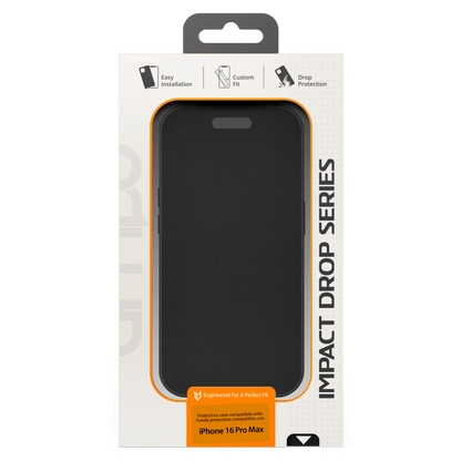 AMPD TPU / Acrylic Wallet Flip MagSafe Case for Apple iPhone 16 Pro Max-- by AMPD