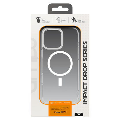 AMPD TPU / Acrylic Crystal Clear MagSafe Case for Apple iPhone 16 Pro-Clear by AMPD