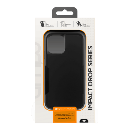 AMPD Military Drop Case for Apple iPhone 16 Pro-Black by AMPD