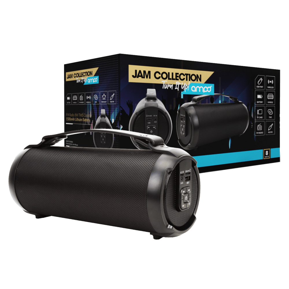 AMPD Cosmos Bluetooth Speaker 9W-Black by AMPD