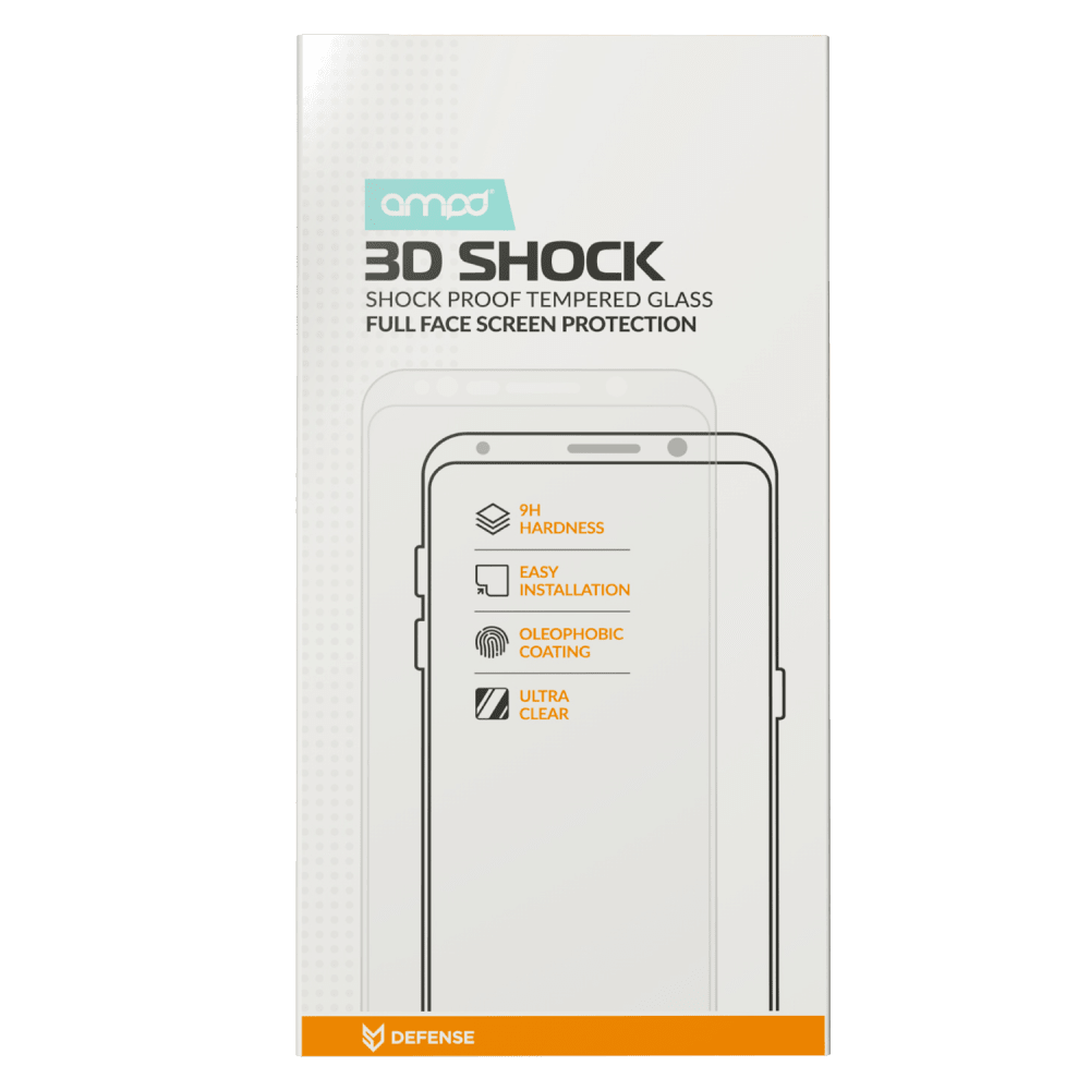 AMPD 3D Glass Screen Protector for Motorola Moto G 5G (2022)-Clear by AMPD