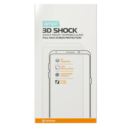 AMPD 3D Glass Screen Protector for Motorola Moto G 5G (2022)-Clear by AMPD