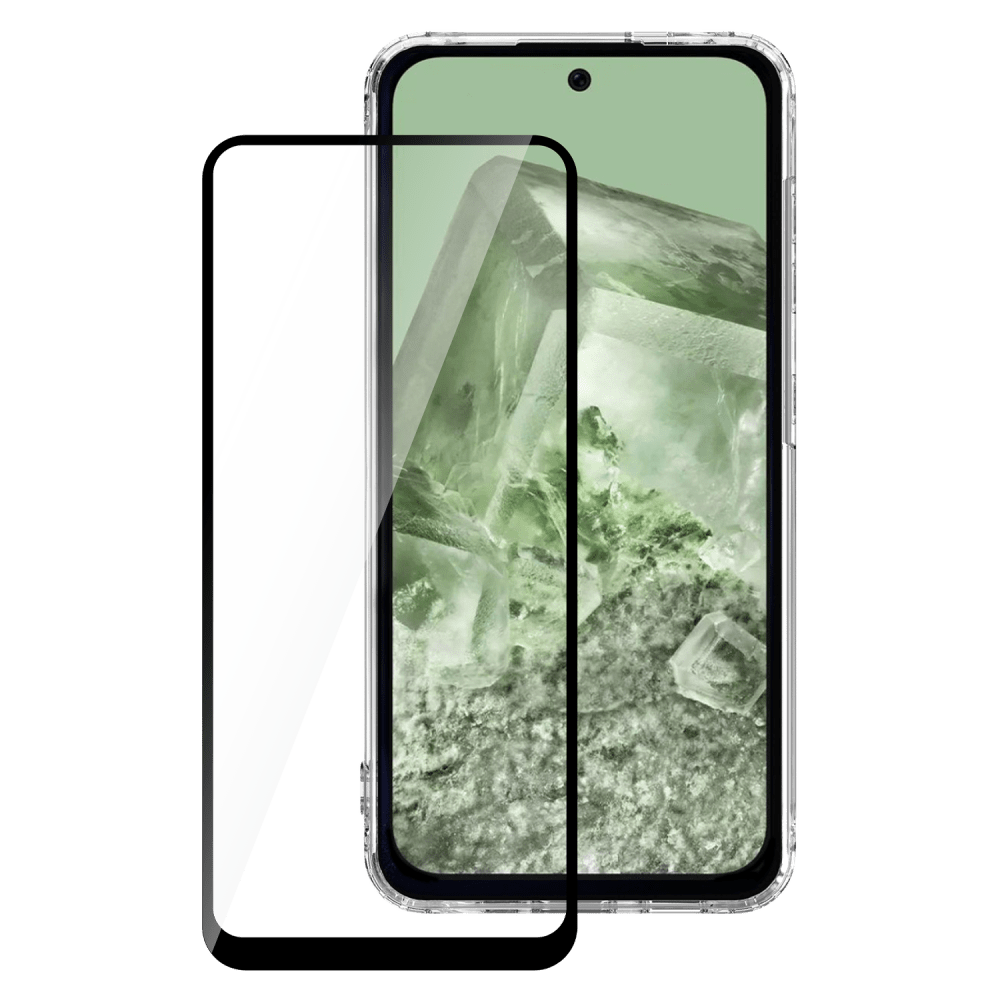 AMPD 3D Full Faced Tempered Glass for Google Pixel 8a-Clear by AMPD