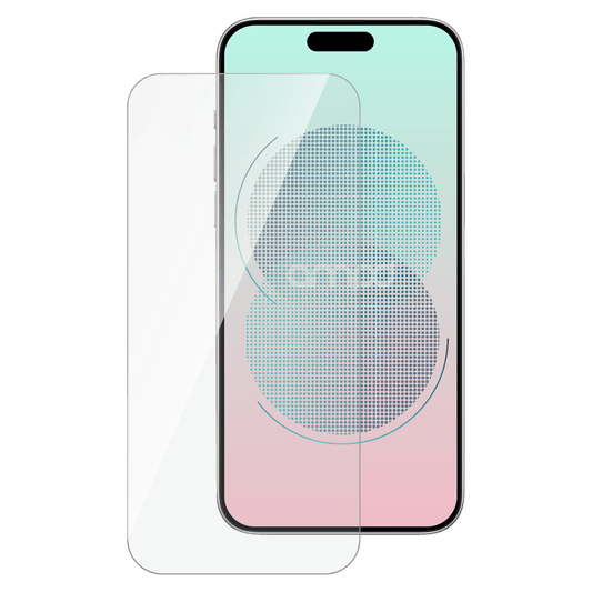 AMPD 0.33 Impact Flex Clear Tempered Glass Screen Protector for Apple iPhone 16 Plus / iPhone 15 Plus-Clear by AMPD