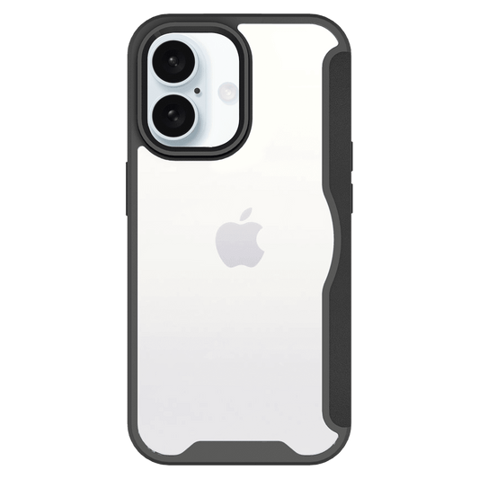 AMPD TPU / Acrylic Wallet Flip MagSafe Case for Apple iPhone 16 Plus-- by AMPD