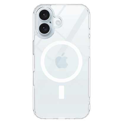 AMPD TPU / Acrylic Crystal Clear MagSafe Case for Apple iPhone 16 Plus-Clear by AMPD