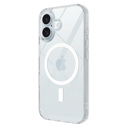 AMPD TPU / Acrylic Crystal Clear MagSafe Case for Apple iPhone 16 Plus-Clear by AMPD