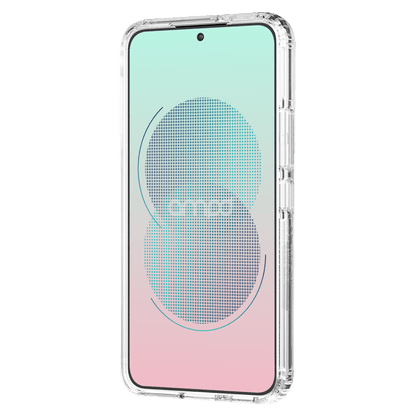 AMPD TPU / Acrylic Crystal Clear Case with Mag Ring for Samsung Galaxy S 2025 Medium-Clear by AMPD