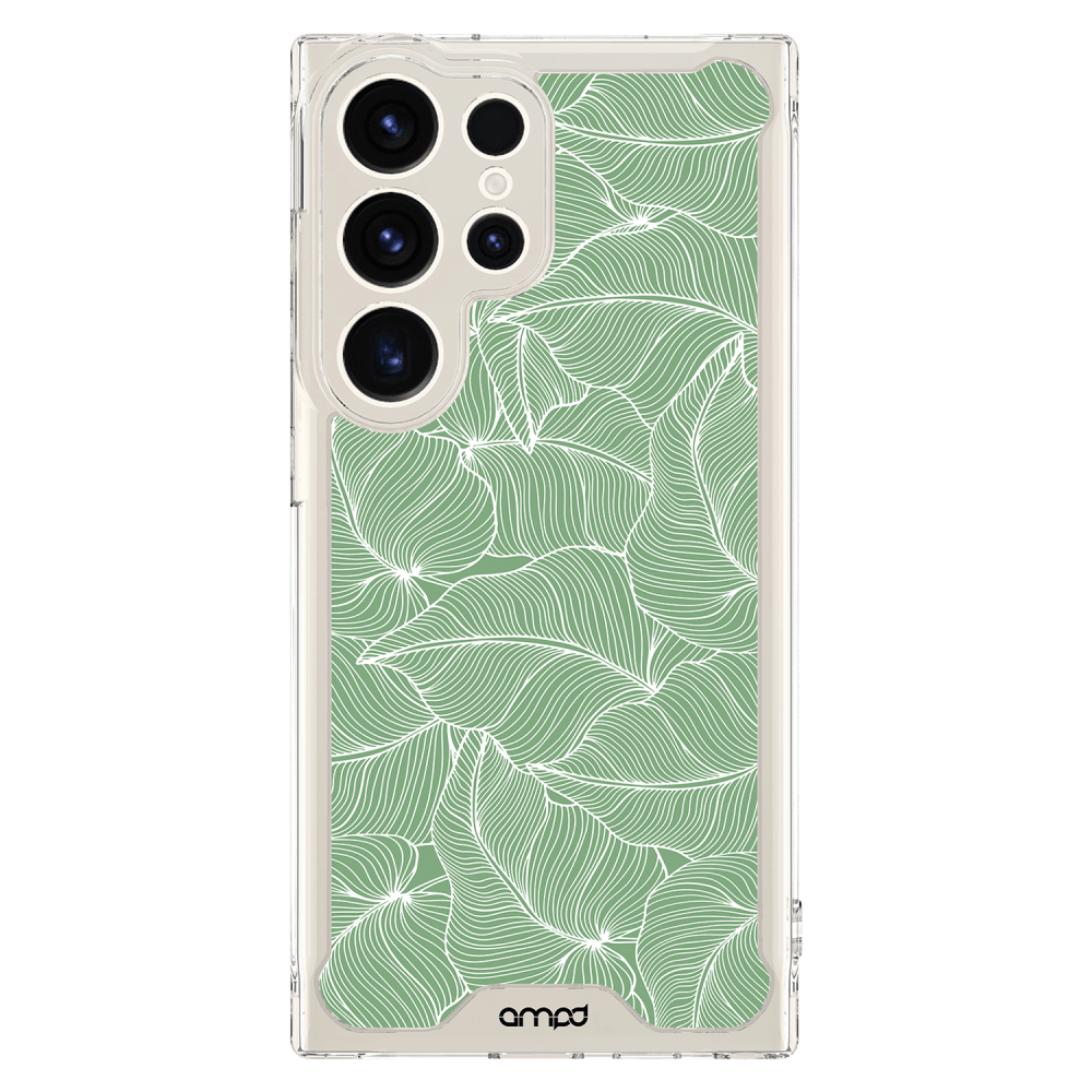 AMPD TPU / Acrylic HD Print Case for Samsung Galaxy S24 Ultra-Green by AMPD