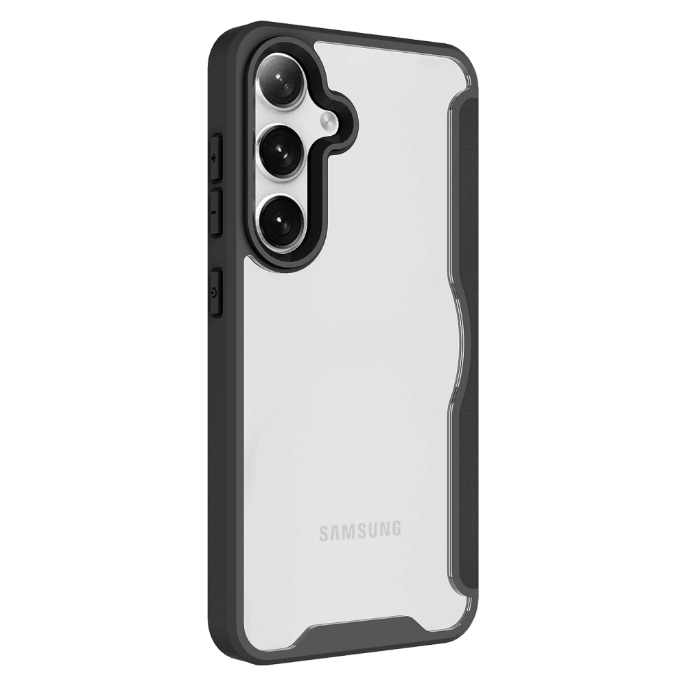 AMPD TPU / Acrylic Flip Wallet MagSafe Case for Samsung Galaxy S24-- by AMPD