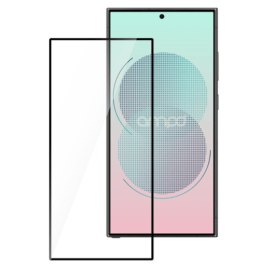 AMPD 3D Full Faced Impact Flex Glass Screen Protector for Samsung Galaxy S 2025 Large-Clear by AMPD