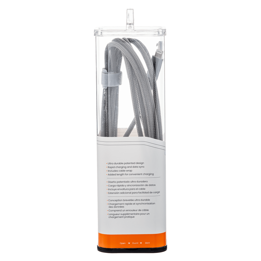 Ventev Alloy USB A to Apple Lighting High Speed Ultradurable 10 Foot Cable-- by Ventev