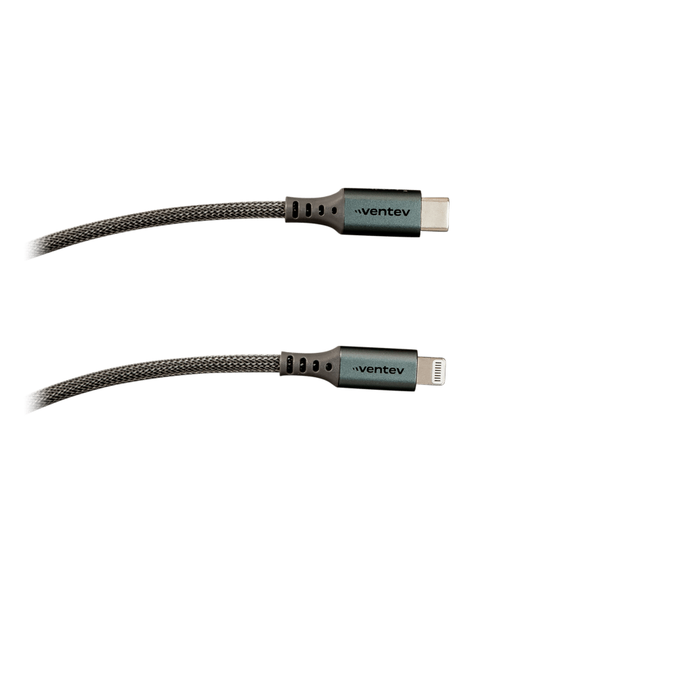Ventev Alloy USB C to Apple Lightning High Speed Ultradurable 10 Foot Cable-- by Ventev
