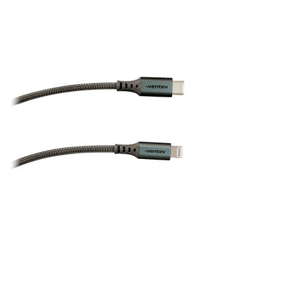 Ventev Alloy USB C to Apple Lightning High Speed Ultradurable 10 Foot Cable-- by Ventev