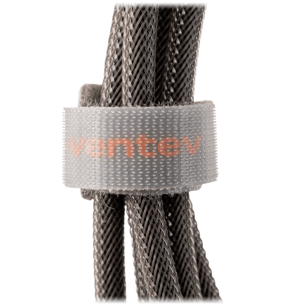 Ventev Alloy USB C to USB C High Speed Ultradurable 10 Foot Cable-Silver by Ventev