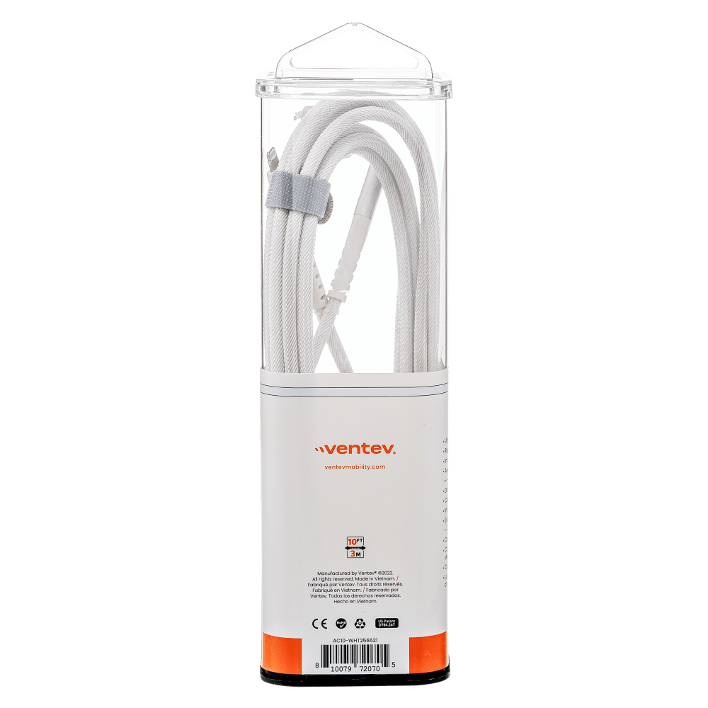 Ventev Alloy USB C to Apple Lightning High Speed Ultradurable 10 Foot Cable-- by Ventev