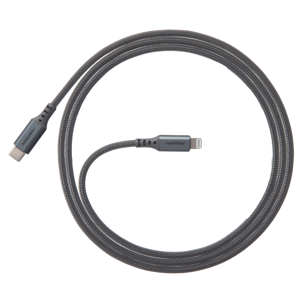 Ventev Alloy USB C to Apple Lightning High Speed Ultradurable 4 Foot Cable-- by Ventev