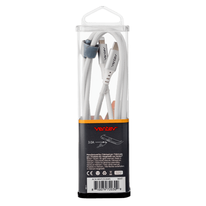 Ventev Alloy USB C to Apple Lightning High Speed Ultradurable 4 Foot Cable-- by Ventev
