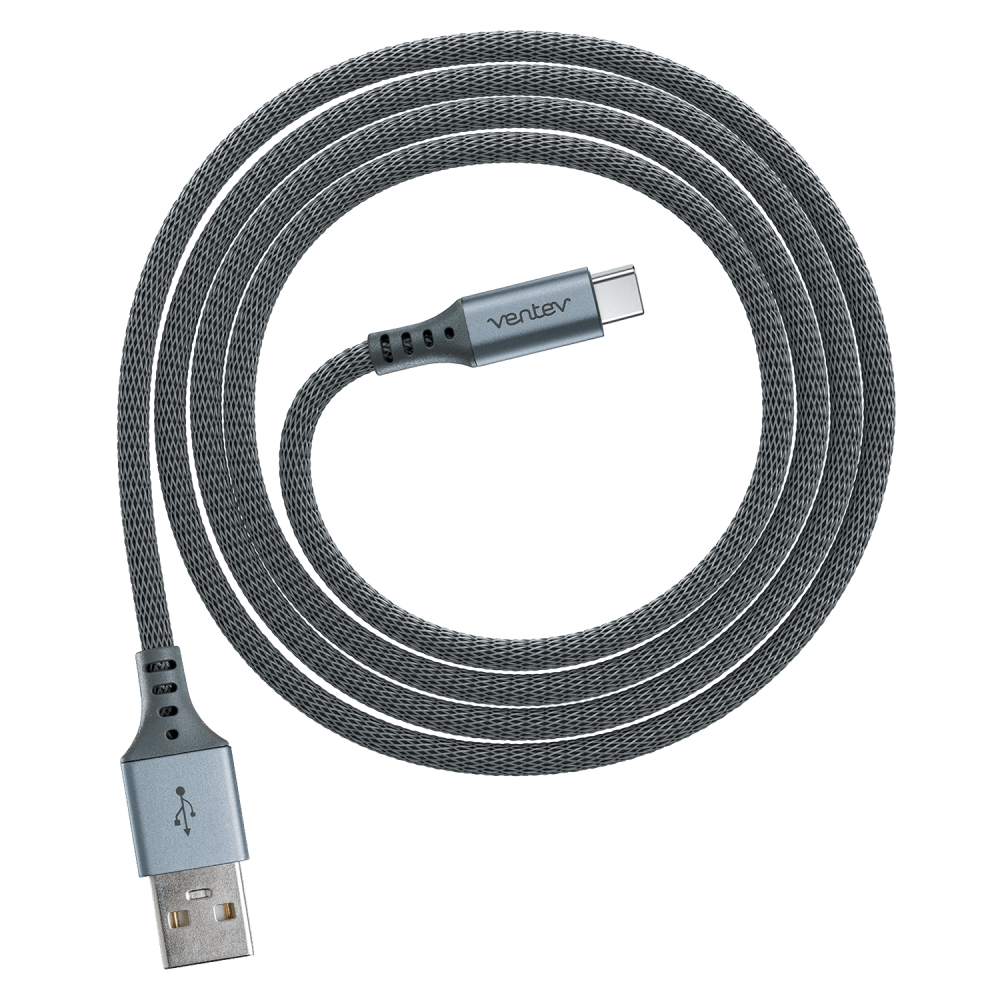 Ventev Alloy USB A to USB C High Speed Ultradurable 4 Foot Cable-- by Ventev