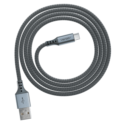 Ventev Alloy USB A to USB C High Speed Ultradurable 4 Foot Cable-- by Ventev