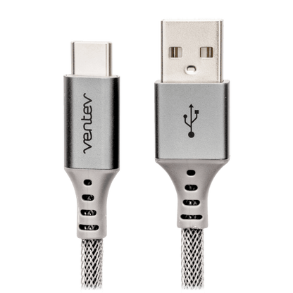 Ventev Alloy USB A to USB C High Speed Ultradurable 4 Foot Cable-- by Ventev