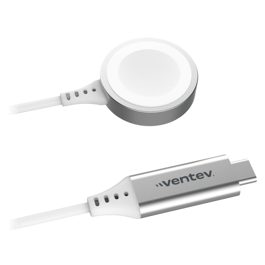 Ventev ULTRAFAST Wireless Apple Watch Charger White