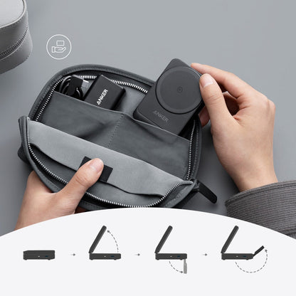 Anker Qi2 15W 3 in 1 Foldable Wireless Charging Station with 40W Charger by Anker
