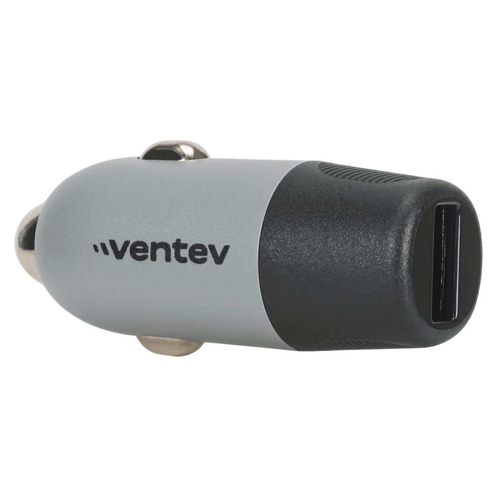 Ventev 12W USB-A Car Charger Gray