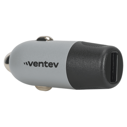 Ventev 12W USB-A Car Charger Gray