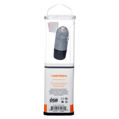 Ventev 20W ULTRAFAST USB C Universal Car Charger-- by Ventev