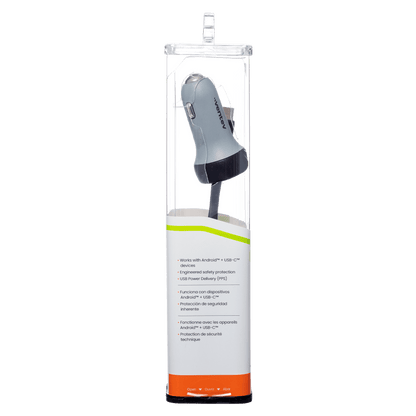 Ventev 30W USB C PPS Car Charger and USB C to USB C Cable-Gray by Ventev