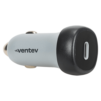 Ventev 30W ULTRAFAST USB C Universal Car Charger and USB C to Apple Lightning Cable-Gray by Ventev