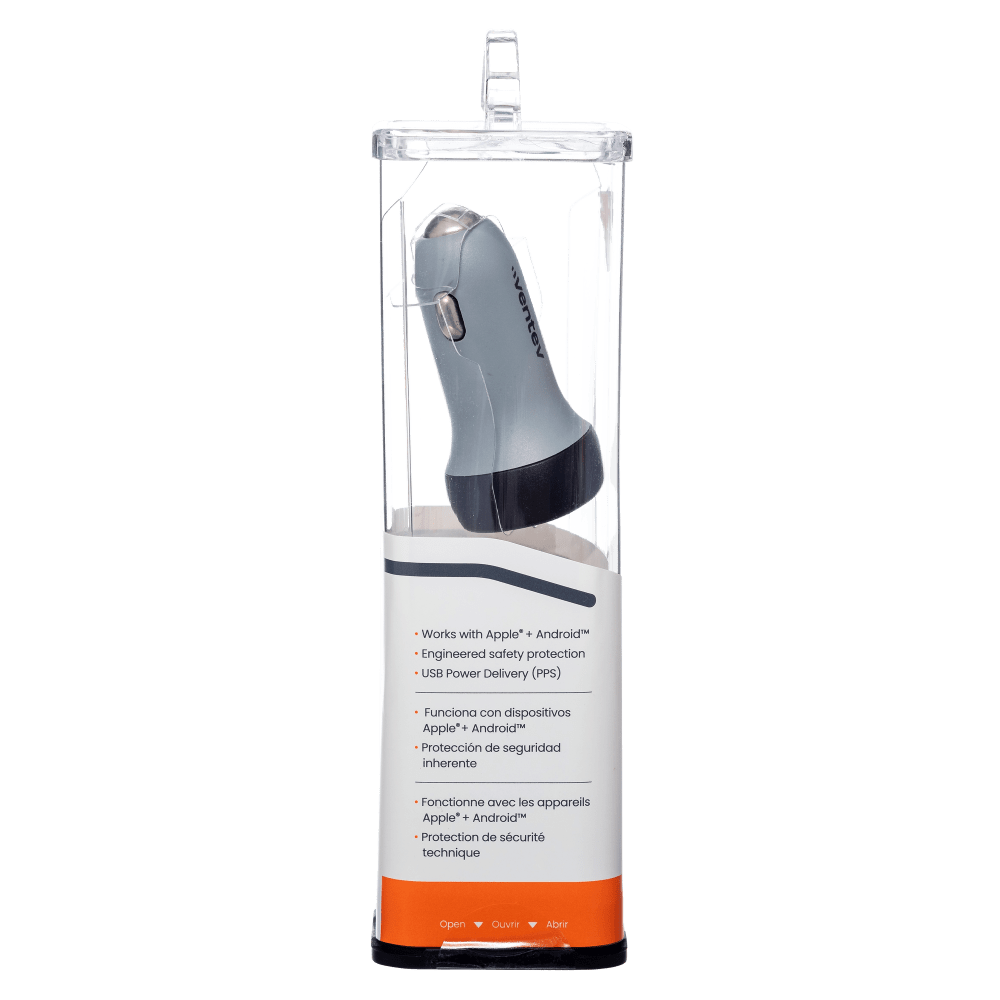Ventev 30W ULTRAFAST USB C Universal Car Charger-- by Ventev