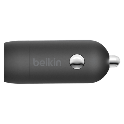 Belkin Boost Charge USB C Car Charger 20W and USB C to Apple Lightning Cable 4ft by Belkin