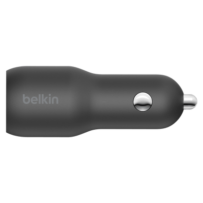 Belkin Boost Up Charge Dual Port USB A PD Car Charger 37W with PPS by Belkin