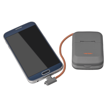 Ventev 3000c Micro USB Charge Stand & Portable Battery-Gray by Ventev