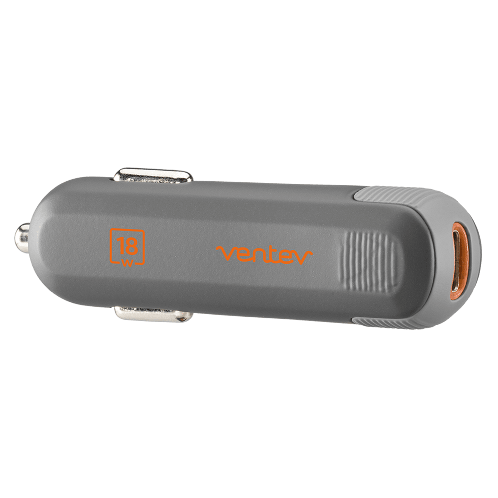 Ventev 18W ULTRAFAST USB C Universal Car Charger-Gray by Ventev