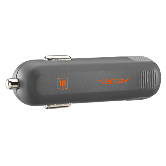 Ventev 18W ULTRAFAST USB C Universal Car Charger-Gray by Ventev
