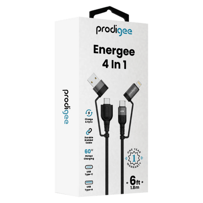 prodigee Energee 4 in 1 Charging Cable 6ft by prodigee