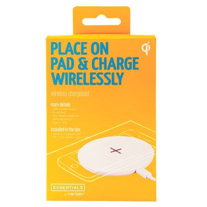 Ventev 10 ULTRAFAST Wireless Charging Pad - Essentials-White by Ventev