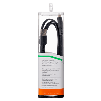 Ventev Flat USB A to USB C High Speed Tangle-Free 3 Foot Cable-- by Ventev