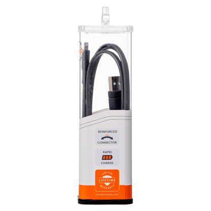 Ventev Flat USB A to Apple Lightning High Speed Tangle-Free 3 Foot Cable-- by Ventev
