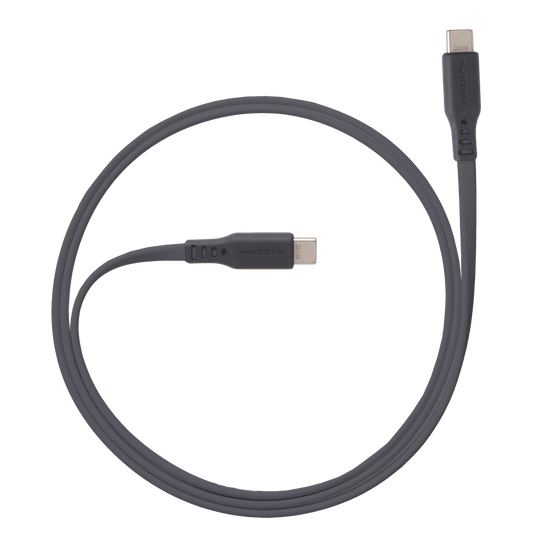 Ventev Flat USB C to USB C High Speed Tangle-Free 3 Foot Cable-- by Ventev