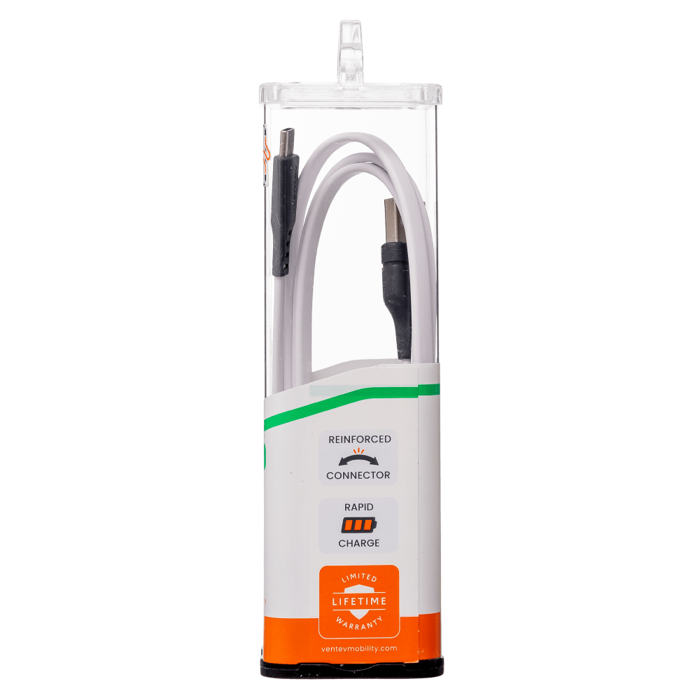 Ventev Flat USB A to USB C High Speed Tangle-Free 3 Foot Cable-- by Ventev