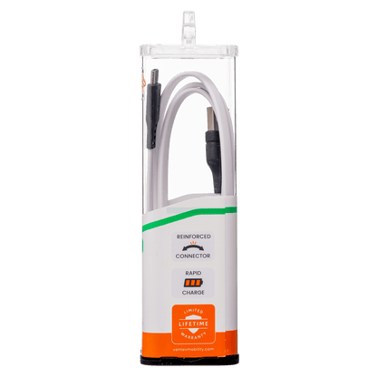 Ventev Flat USB A to USB C High Speed Tangle-Free 3 Foot Cable-- by Ventev