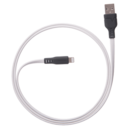 Ventev Flat USB A to Apple Lightning High Speed Tangle-Free 3 Foot Cable-- by Ventev