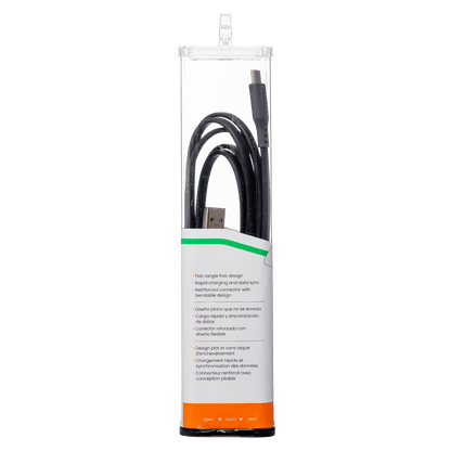 Ventev Flat USB A to USB C High Speed Tangle-Free 6 Foot Cable-- by Ventev